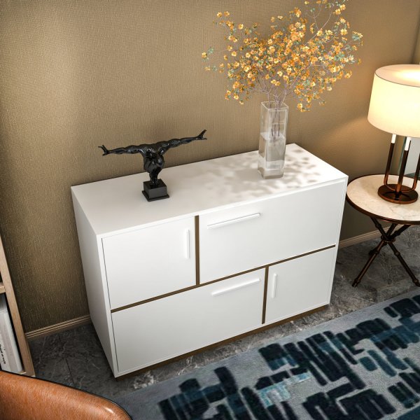 Mares kast - Wit/walnoot Mares kast - Wit/walnoot