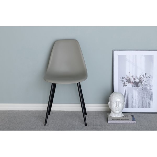 Bridge matstol - Grå plast Bridge matstol - Grå plast