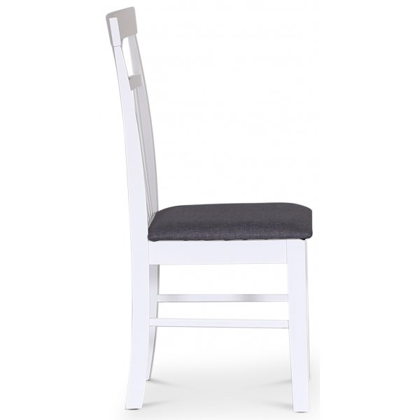 Matstol vit/grå - Sofiero + Möbeltassar Matstol vit/grå - Sofiero + Möbeltassar