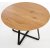Raphael matbord 120 cm - Ek/svart