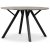 Smokey matgrupp, runt matbord med 4 st Dalsland karmstol - Gråbetsad ek/svart