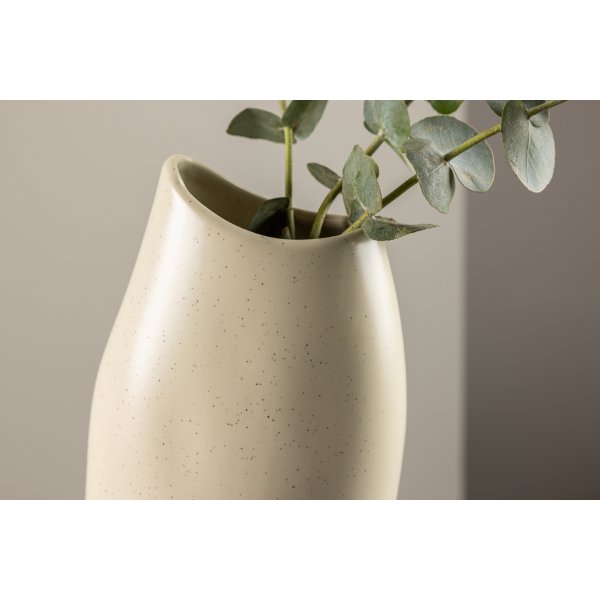 Vase Ernst - Beige/Noir Vase Ernst - Beige/Noir