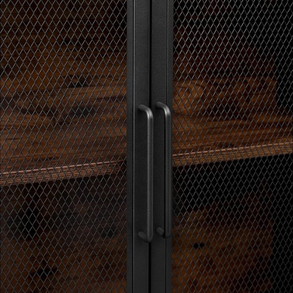 Armoire Branco 70 x 100 cm - Noir/marron