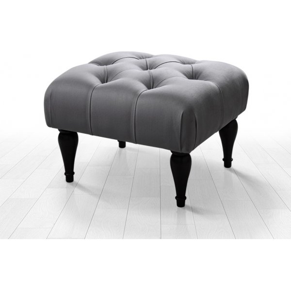 Pouf fleuri - Gris Pouf fleuri - Gris