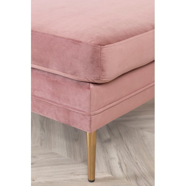 Pouf Savanna - Velours rose Pouf Savanna - Velours rose