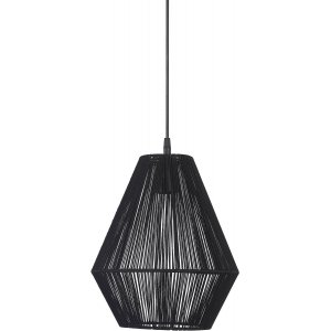 Plafondlamp Rio - Zwart - 28 cm