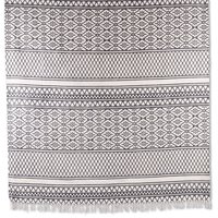 Stentvättad bomullsmatta Tarifa - Svart - 160x230 cm Stentvättad bomullsmatta Tarifa - Svart - 160x230 cm
