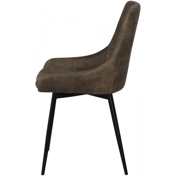 Jada stol - Mullvad/svart