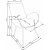 Cadeira matstol 392 - Gr/brun