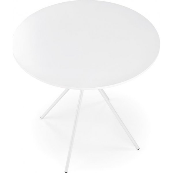 Petite table à manger ronde Brooks blanche Ø80 cm Petite table à manger ronde Brooks blanche Ø80 cm