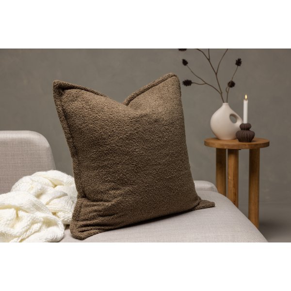 Tuva kussenhoes 60 x 60 cm - Bruin Tuva kussenhoes 60 x 60 cm - Bruin