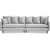 Gotland 4-sits svngd soffa 301 cm - Gr sammet