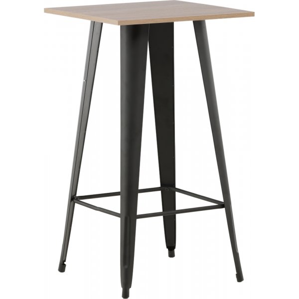 Table de bar Tempe 60 x 60 cm - Noyer
