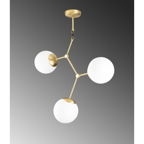 Plafonnier Damar 6317 - Or/blanc Plafonnier Damar 6317 - Or/blanc