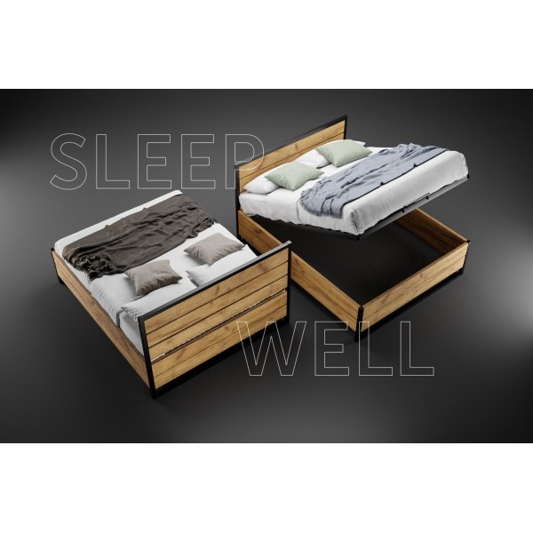 Loft s�ng med f�rvaring - Valfri storlek