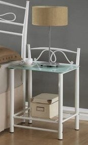 Nachtkastje Rick - Wit Nachtkastje Rick - Wit