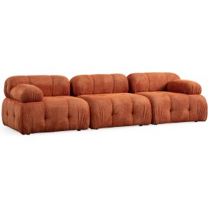 Petite 3-sits soffa - Orange