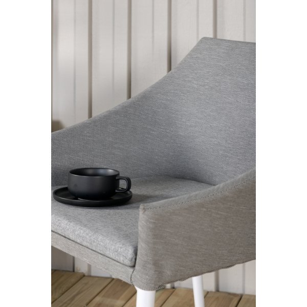 Spoga matstol - Ljusgr/Vit