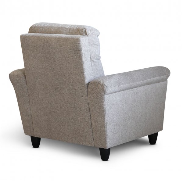 Fauteuil Alabama en tissu beige Fauteuil Alabama en tissu beige