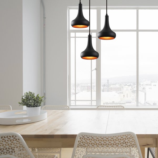 Plafonnier Berkeley N-1374 - Noir