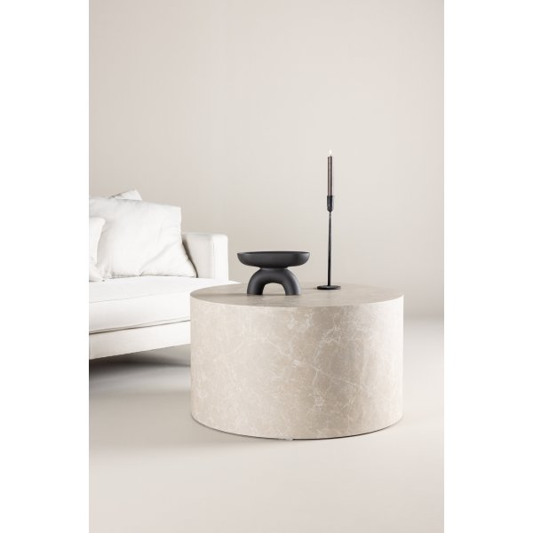 Table basse York 80 cm - Beige