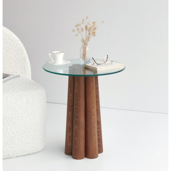 Table basse Pianeta 45 cm - Noyer