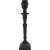 Salong lampfot - Svart - 33 cm