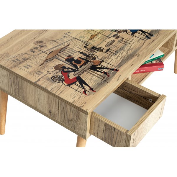 Table basse Broadway 97 x 55 cm - Pin Table basse Broadway 97 x 55 cm - Pin
