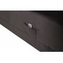 Vansbro sng 180 x 200 cm Medium/fast - Mrkgr sammet