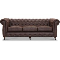 Chesterfield Cambridge 3-sits soffa - Vintage tyg Chesterfield Cambridge 3-sits soffa - Vintage tyg