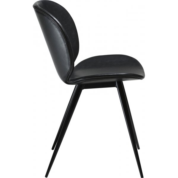 Chaise de salle  manger Cloud - PU noir