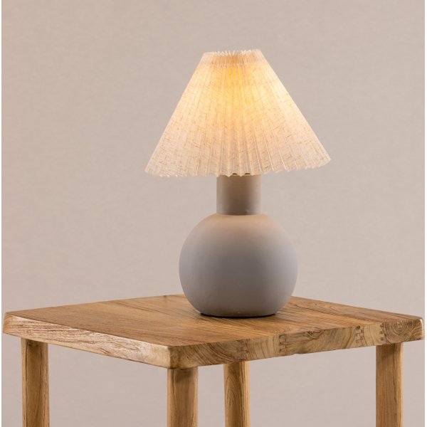 Lampe de table lvsborg - Gris/marron