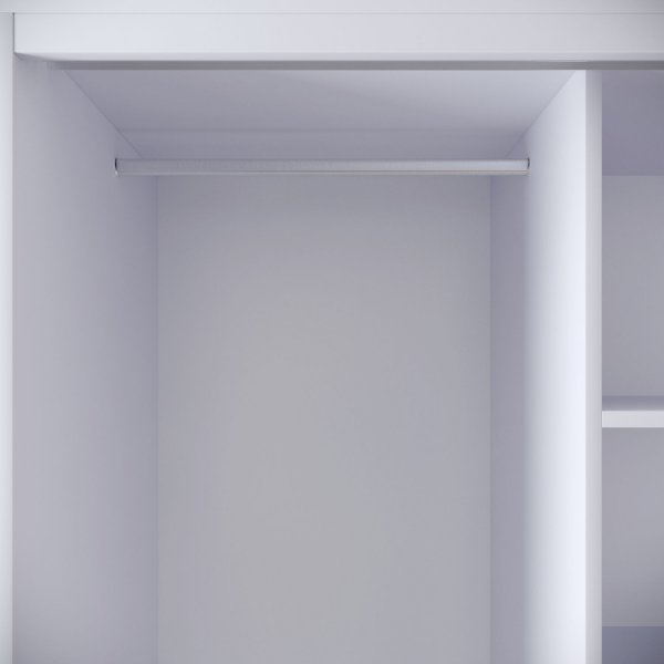 Armoire Martin 126 cm - Blanc Armoire Martin 126 cm - Blanc