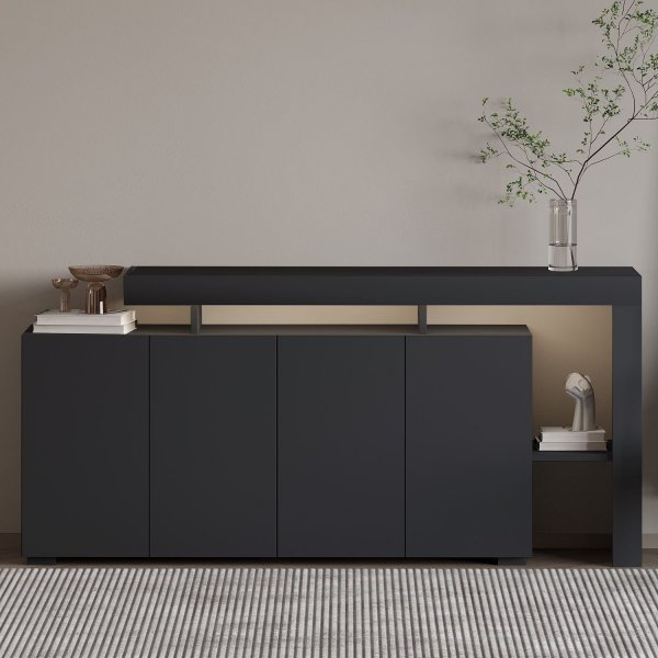 Sideboard Bellan 170 cm - Antracit