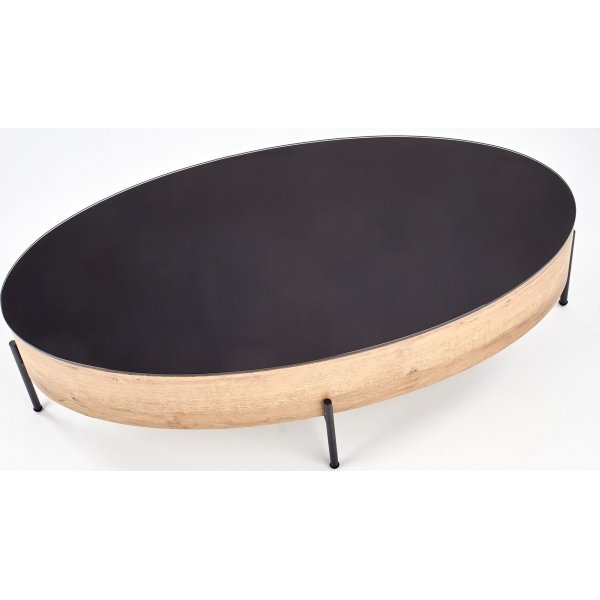 Raluca soffbord 120x 60 cm - Ek/svart Raluca soffbord 120x 60 cm - Ek/svart