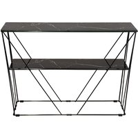 Cube Konsolbord - Glas/svart Cube Konsolbord - Glas/svart