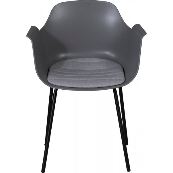 Fauteuil Paolo / Plastique gris