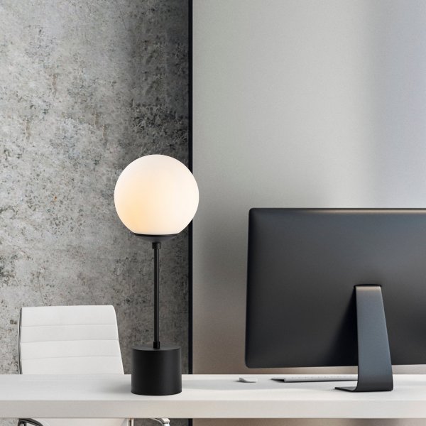 Globo tafellamp 13063 - Zwart/wit