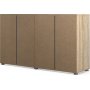 Pepe byr 140 x 40,4 x 82 cm - Ek/vit