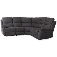 Enjoy Hollywood recliner-hörnsoffa - 4-sits (el) i antracit microfibertyg Enjoy Hollywood recliner-hörnsoffa - 4-sits (el) i antracit microfibertyg