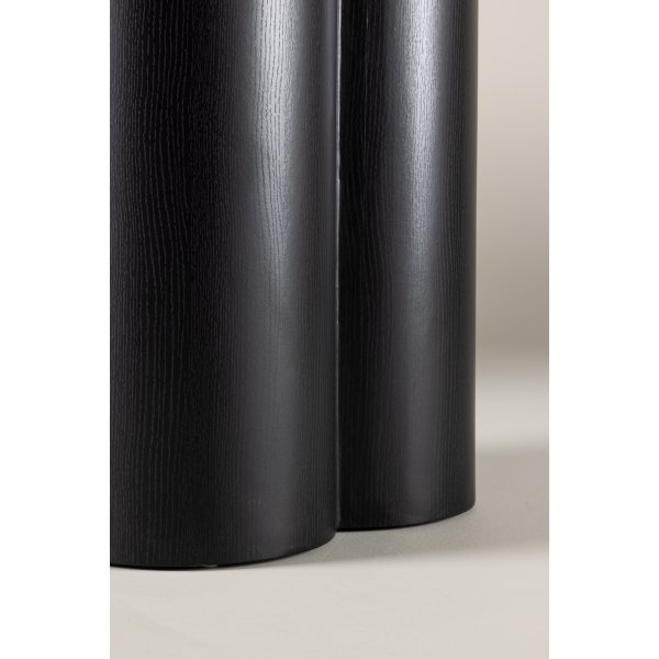 Table à manger Olivia 210X100 cm teintée noire Table à manger Olivia 210X100 cm teintée noire