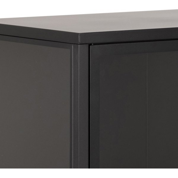 Newcastle vitrinekast - Zwart