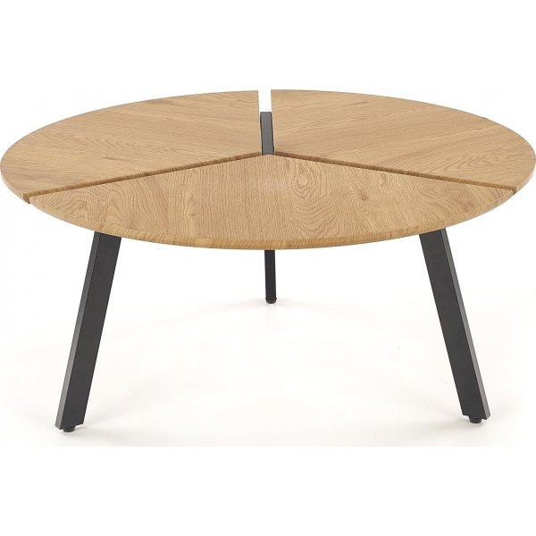 Table basse Josephina Ø86 cm - Chêne/noir Table basse Josephina Ø86 cm - Chêne/noir