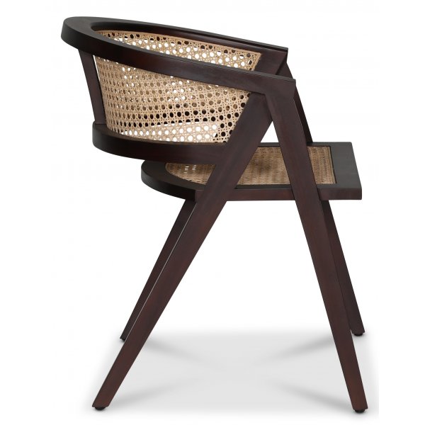 Siknäs karmstol - Brun mahogny/rotting Siknäs karmstol - Brun mahogny/rotting