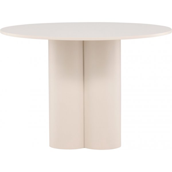 Matbord Ø110 cm beige - Olivia Matbord Ø110 cm beige - Olivia