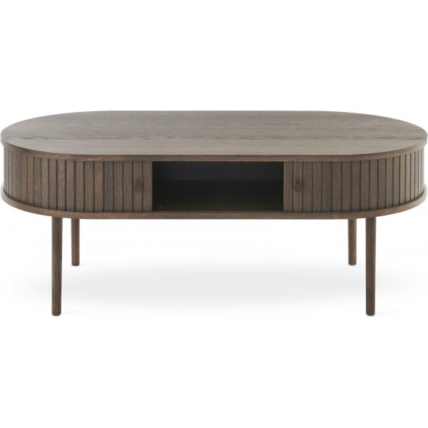 Slide soffbord 120 x 60 cm - Brunlackad ek Slide soffbord 120 x 60 cm - Brunlackad ek