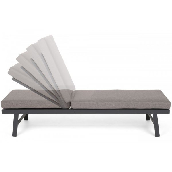 Modulsoffa Porto med bord - Gr�/taupe