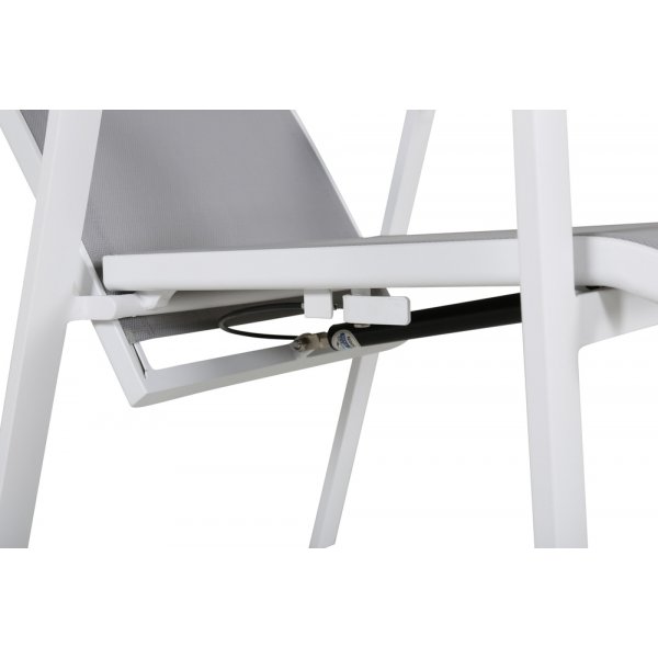 Fauteuil Copacabana - Gris/Blanc