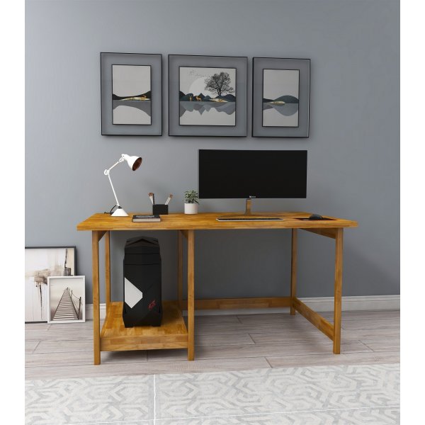 Lina skrivbord 120x55 cm - Ek Lina skrivbord 120x55 cm - Ek