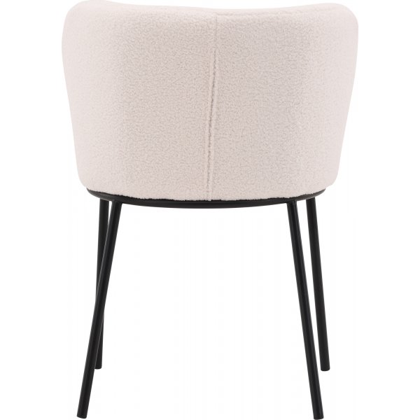 Edina matstol - Svart/vit Edina matstol - Svart/vit